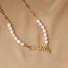 Stay in Indy Lucky Pearl Necklace