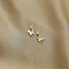 Stay in Indy Pearl Butterfly Earrings