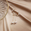 Stay in Indy Pearl Dangle Drop Earrings
