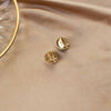 Stay in Indy Temperament Pearl Earrings Studs