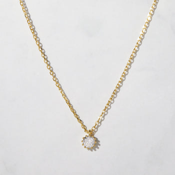 Tiny Choker Bezel Necklace