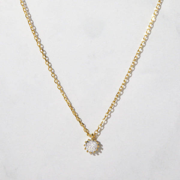 Tiny Choker Bezel Necklace