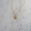 Dainty Sunburst Pendant Medallion Necklace