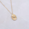 Dainty Oval Medallion Necklace