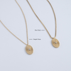 Dainty Oval Medallion Necklace