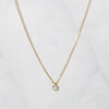 Tiny Choker Bezel Necklace